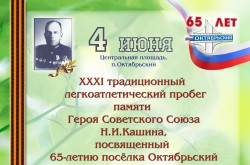 Традиционный пробег им. героя СССР Н.И.Кашина